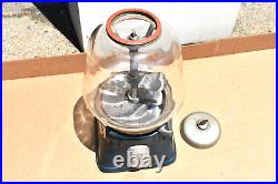 Vintage Silver King 5 Cent Gumball Machine with Key (JC266) chalice co