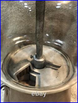 Vintage Silver King Gumball Machine Thrifty Vendors Of New York See Description