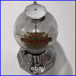 Vintage Simpson Confection Candy Nut Sugar Gumball Vending Machine Dispenser