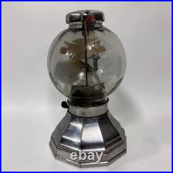 Vintage Simpson Confection Candy Nut Sugar Gumball Vending Machine Dispenser