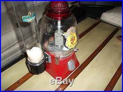 Vintage Sk Peanut 5 Cent Vending Machine With Cup Dispenser Restored Beautiful
