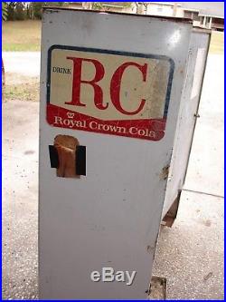 Vintage Soda Pop Bottle Vending Machine Royal Crown Cola