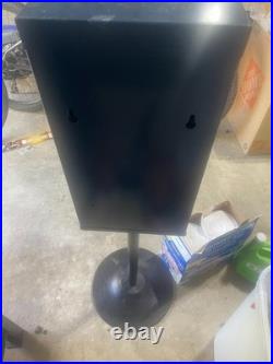 Vintage Stamp & Sticker Vending Machine on Stand Coin Operated, 2-Column