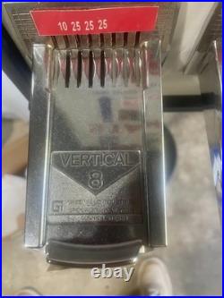 Vintage Stamp & Sticker Vending Machine on Stand Coin Operated, 2-Column