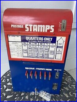 Vintage Stamp Vending Machine Post Office Stamp Dispenser
