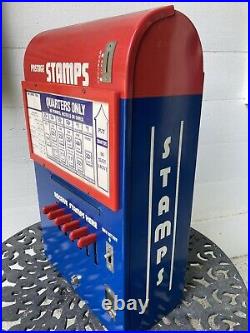 Vintage Stamp Vending Machine Post Office Stamp Dispenser