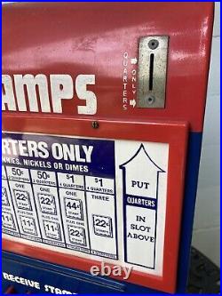 Vintage Stamp Vending Machine Post Office Stamp Dispenser