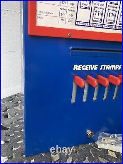 Vintage Stamp Vending Machine Post Office Stamp Dispenser