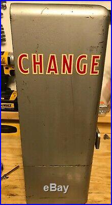 Vintage Standard Change Makers Model 510e $. 50 ¢50 Cent Machine No Key (Is Open)