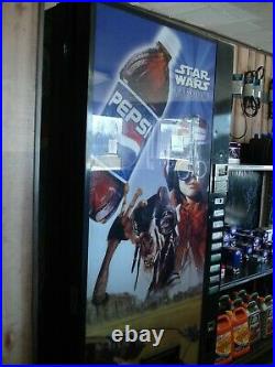 Vintage Star Wars Pepsi Vending Machine Working With Keys