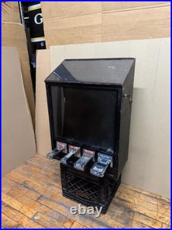 Vintage Sticker Trading Card Tattoo Vending Machine 4 Slot Wall Mount 25x18 Size