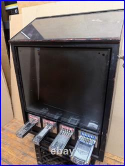 Vintage Sticker Trading Card Tattoo Vending Machine 4 Slot Wall Mount 25x18 Size