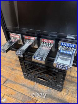 Vintage Sticker Trading Card Tattoo Vending Machine 4 Slot Wall Mount 25x18 Size