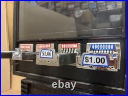 Vintage Sticker Trading Card Tattoo Vending Machine 4 Slot Wall Mount 25x18 Size