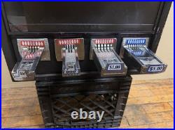 Vintage Sticker Trading Card Tattoo Vending Machine 4 Slot Wall Mount 25x18 Size