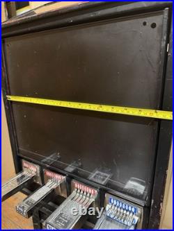 Vintage Sticker Trading Card Tattoo Vending Machine 4 Slot Wall Mount 25x18 Size