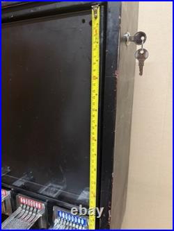 Vintage Sticker Trading Card Tattoo Vending Machine 4 Slot Wall Mount 25x18 Size
