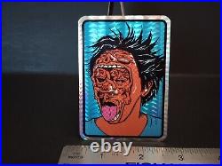 Vintage Stickers Horror Prism Vending Machine Sticker Screaming Mad George 80's