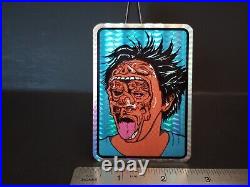 Vintage Stickers Horror Prism Vending Machine Sticker Screaming Mad George 80's