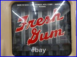 Vintage Stoner Company Fresh Gum Multi Pk Penny Vending Machine Despencer NO Key