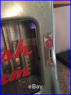 Vintage Stoner Fresh Gum Coin Operated Vending Machine! Penny Operated Rare