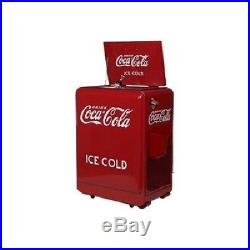 Vintage Style Coca Cola Machine Refrigerated Retro Bottle Vending Dispenser Box