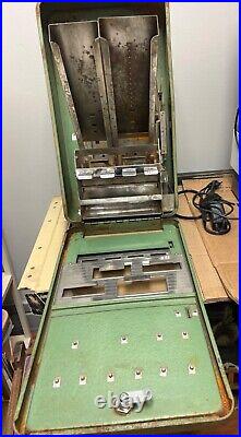Vintage Superior Gum Vending Machine -4 Dispensers, Lock & Key -IT WORKS