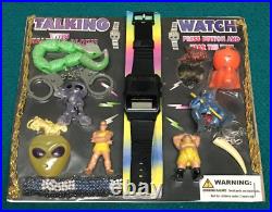 Vintage TALKING WATCH gumball VENDING MACHINE display HEADER CARD @ Alien RARE