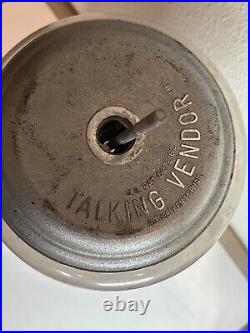 Vintage Talking Vendor Gumball Machine Dome Ken Mcphail 1981