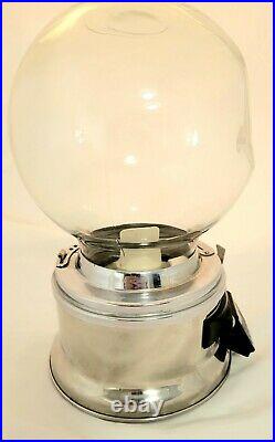 Vintage Ten Cent Ford Gum Gumball Machine Glass Globe