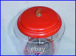 Vintage Tom's Peanut 10 Cent Acorn / Oak Gumball Machine, Lance Display Store