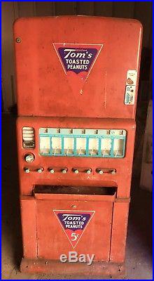 Vintage Toms Peanut Vending Machine