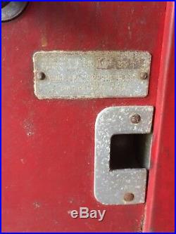 Vintage Toms Toasted Peanuts 5c Vending Machine Gas Station Coin Op Dispenser
