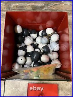 Vintage Toy'n Joy 5-Cent Toy Gumball Vending Machine WithOriginal Insert & Prizes