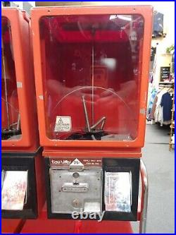 Vintage Toy n Joy Center 10 Vending Machines with Wheeled Display
