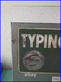 Vintage Typing Paper Vending Machine Incomplete Parts Shell Only