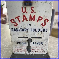 Vintage USPS US Postage Stamps 5 & 10 cents Counter-top Coin Vending Machine