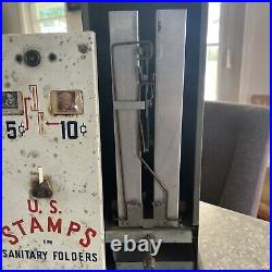 Vintage USPS US Postage Stamps 5 & 10 cents Counter-top Coin Vending Machine