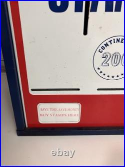 Vintage US Post Office Postage Stamp Vending Machine Dispenser