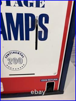 Vintage US Post Office Postage Stamp Vending Machine Dispenser