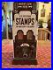 Vintage US Postage 5 & 10 Cent Stamp Vending Machine with Porcelain Front