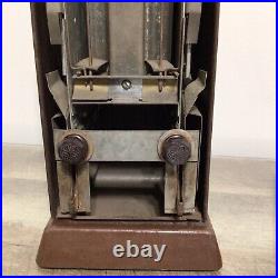 Vintage US Postage Shipman 5 & 10 Stamp Vending Machine Porcelain Front NO KEY