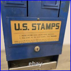 Vintage US Postage Stamp Machine Model S64 Selectra. 25 cents US POSTAL SERVICE