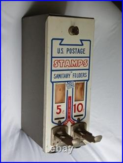 Vintage US Postage Stamps Coin-Op Vending Machine Countertop Store Advertising