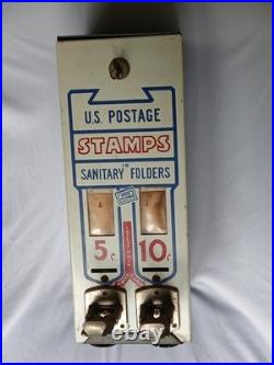 Vintage US Postage Stamps Coin-Op Vending Machine Countertop Store Advertising