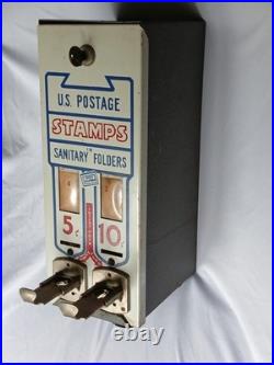 Vintage US Postage Stamps Coin-Op Vending Machine Countertop Store Advertising