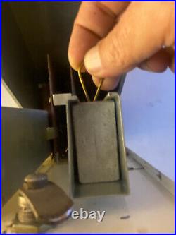 Vintage U. S. Post Office Postage Stamps Vending Machine 5 & 10 Cent With 2 Keys