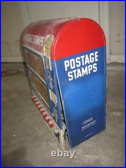 Vintage U. S. Post Office Stamp Dispenser Almost 36 Pounds Heavy Untested