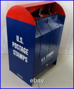 Vintage U. S. Post Office Stamp Vending Machine Postage Dispenser Quarter S67
