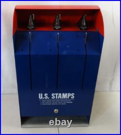 Vintage U. S. Post Office Stamp Vending Machine Postage Dispenser Quarter S67